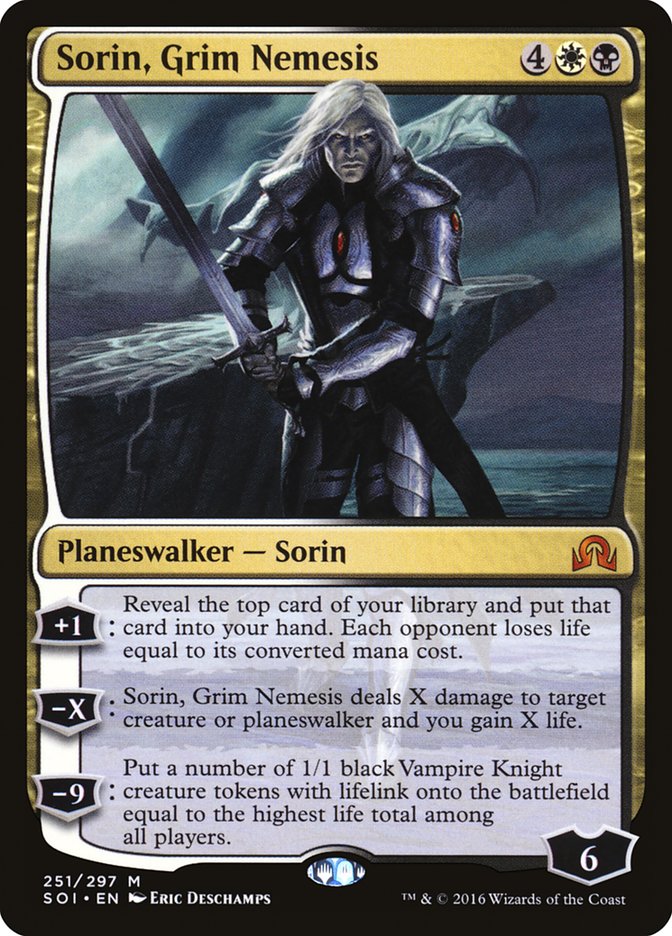 Sorin, Grim Nemesis [Shadows over Innistrad] MTG Single Magic: The Gathering | Red Claw Gaming