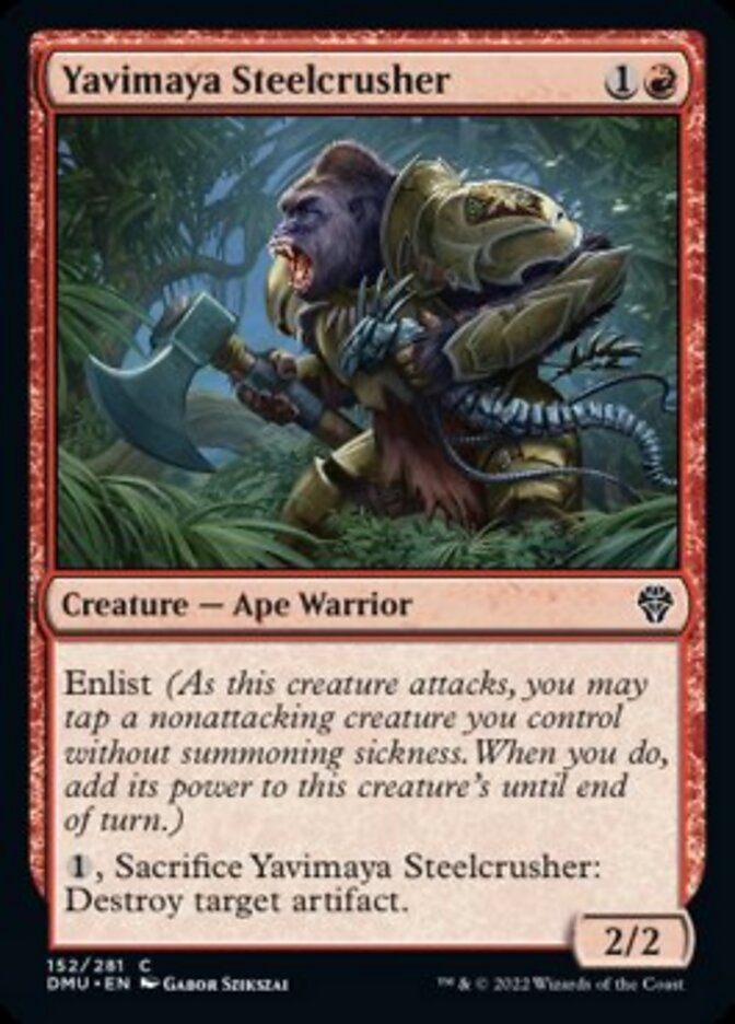 Yavimaya Steelcrusher [Dominaria United] MTG Single Magic: The Gathering | Red Claw Gaming
