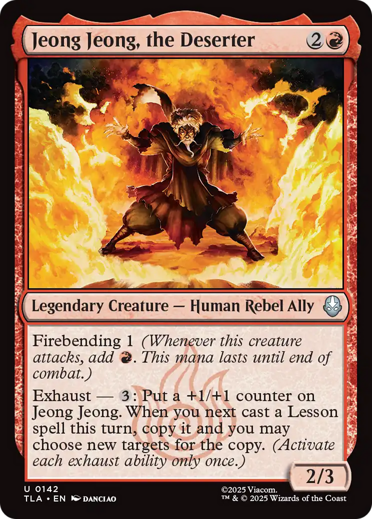 Jeong Jeong, the Deserter [Avatar: The Last Airbender] MTG Single Magic: The Gathering | Red Claw Gaming
