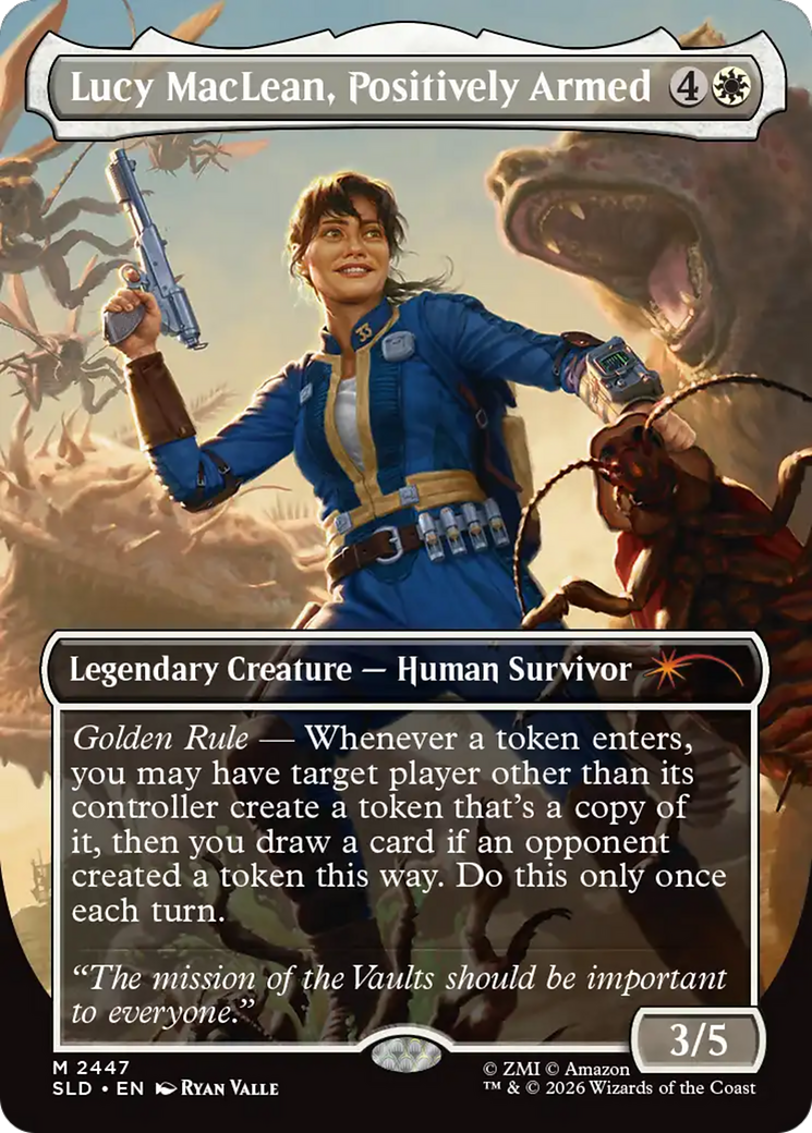 Lucy MacLean, Positively Armed [Secret Lair Drop Series] MTG Single Magic: The Gathering | Red Claw Gaming
