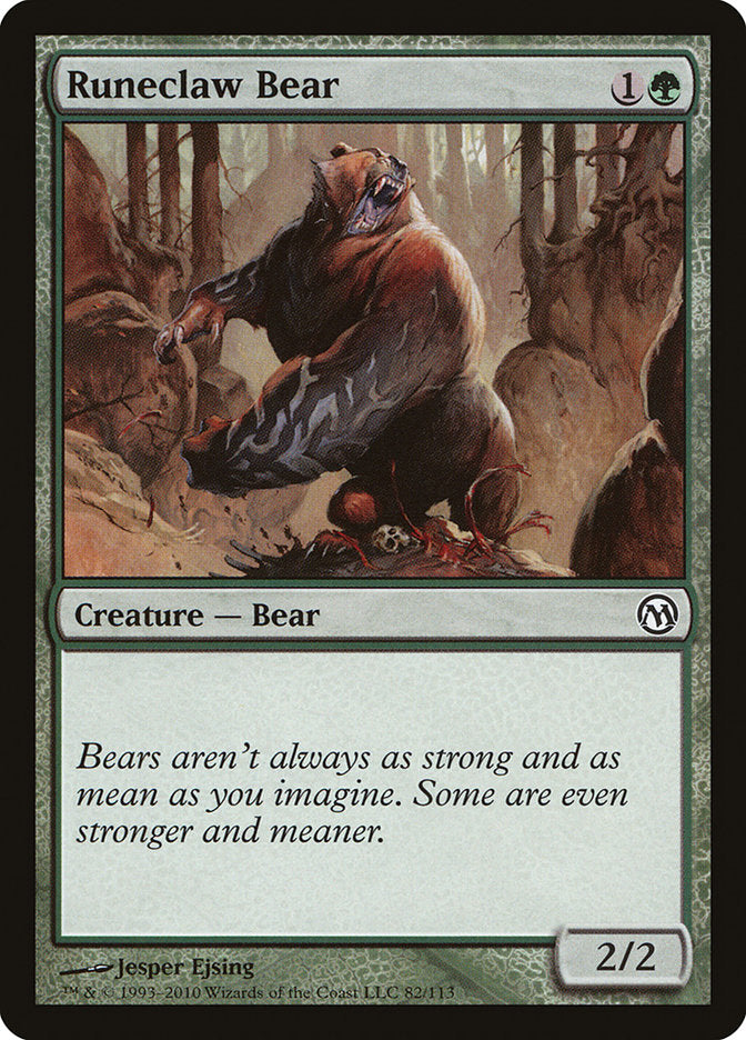 Runeclaw Bear [Duels of the Planeswalkers] MTG Single Magic: The Gathering | Red Claw Gaming