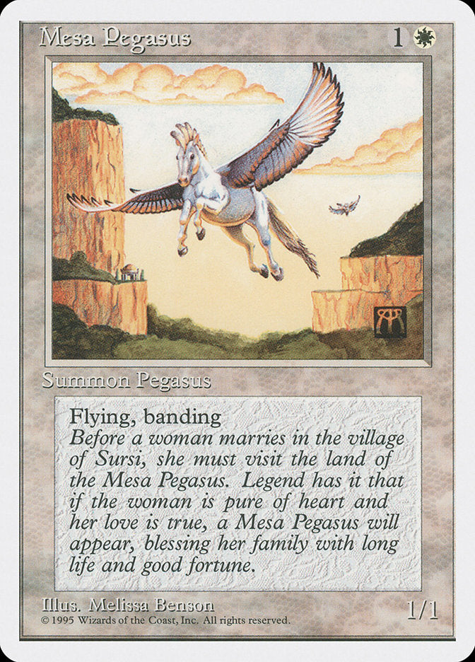 Mesa Pegasus [Fourth Edition] MTG Single Magic: The Gathering | Red Claw Gaming