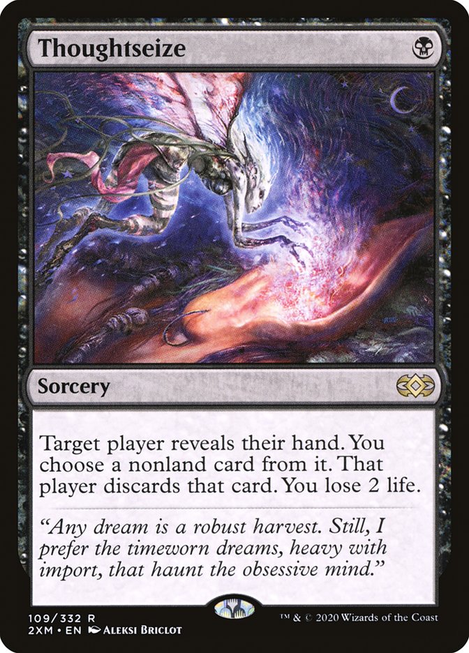 Thoughtseize [Double Masters] MTG Single Magic: The Gathering | Red Claw Gaming