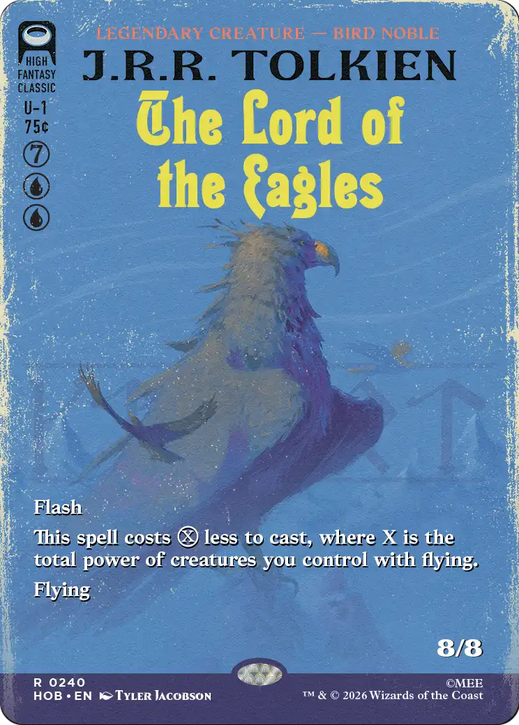The Lord of the Eagles (Borderless) [The Hobbit] | Red Claw Gaming