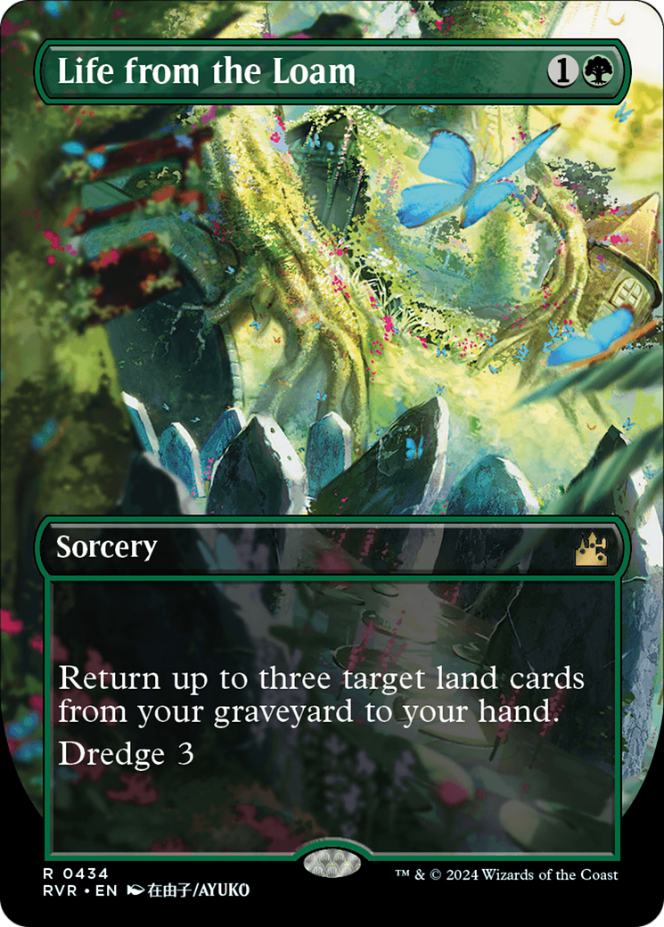 Life from the Loam (Anime Borderless) [Ravnica Remastered] MTG Single Magic: The Gathering | Red Claw Gaming