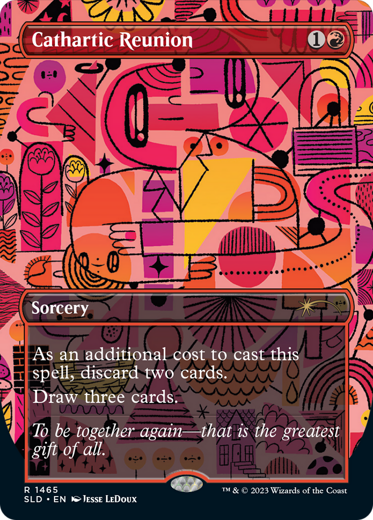 Cathartic Reunion (Rainbow Foil) [Secret Lair Drop Series] MTG Single Magic: The Gathering | Red Claw Gaming