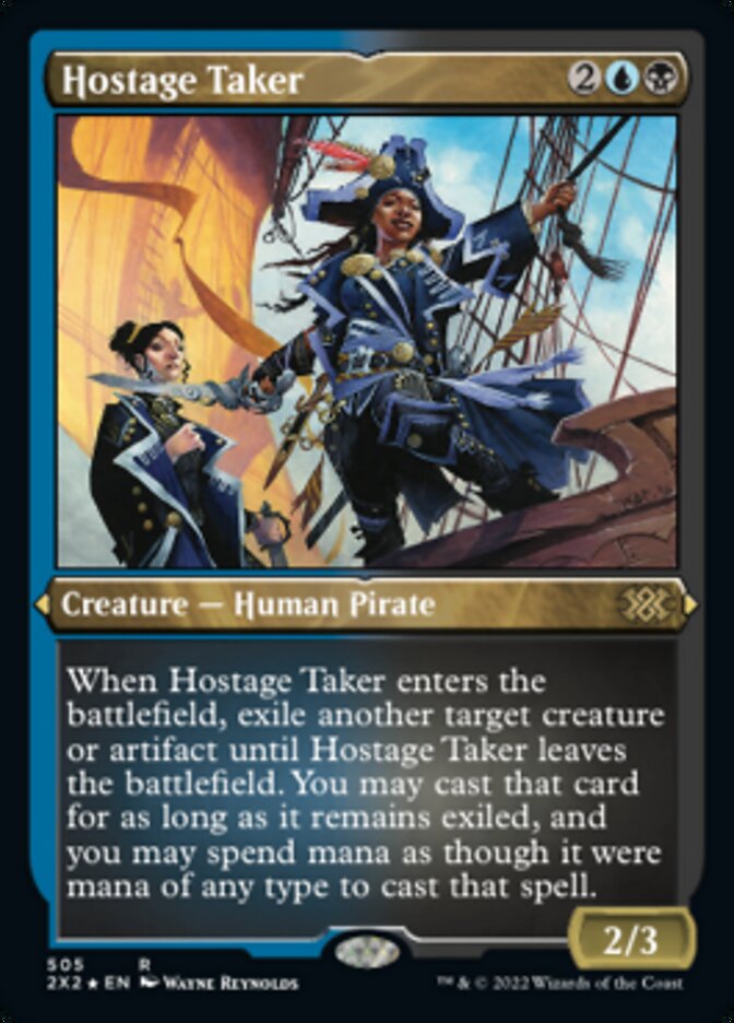 Hostage Taker (Foil Etched) [Double Masters 2022] MTG Single Magic: The Gathering    | Red Claw Gaming