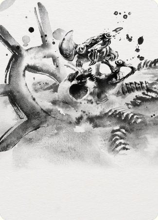 Myr Convert Art Card [Phyrexia: All Will Be One Art Series] MTG Single Magic: The Gathering | Red Claw Gaming