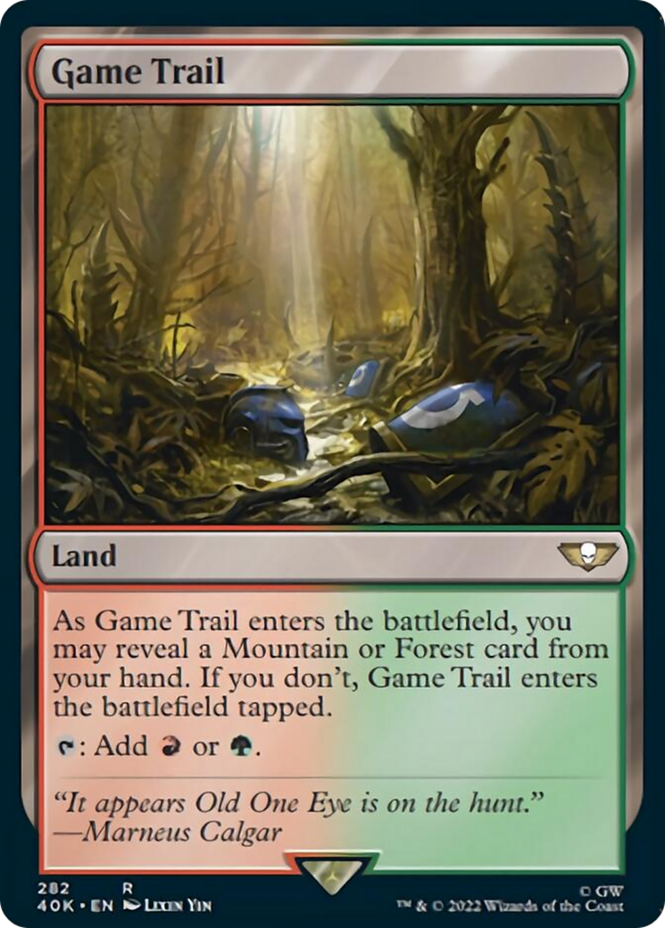 Game Trail (Surge Foil) [Warhammer 40,000] MTG Single Magic: The Gathering | Red Claw Gaming