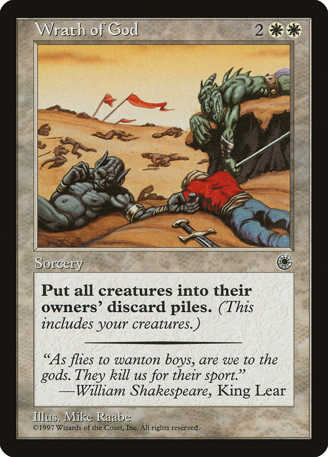 Wrath of God [Portal] MTG Single Magic: The Gathering | Red Claw Gaming