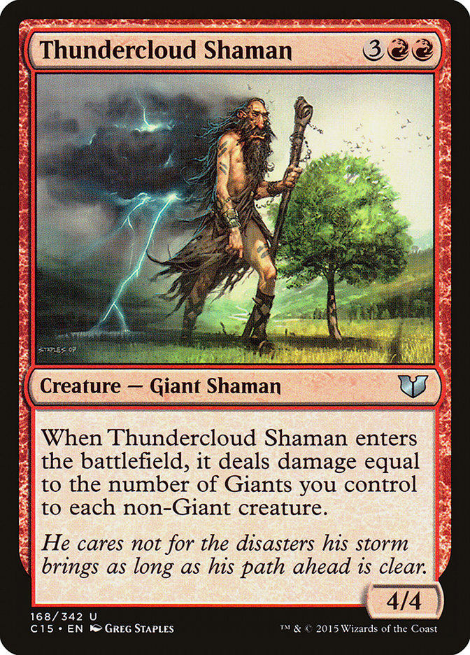 Thundercloud Shaman [Commander 2015] MTG Single Magic: The Gathering | Red Claw Gaming