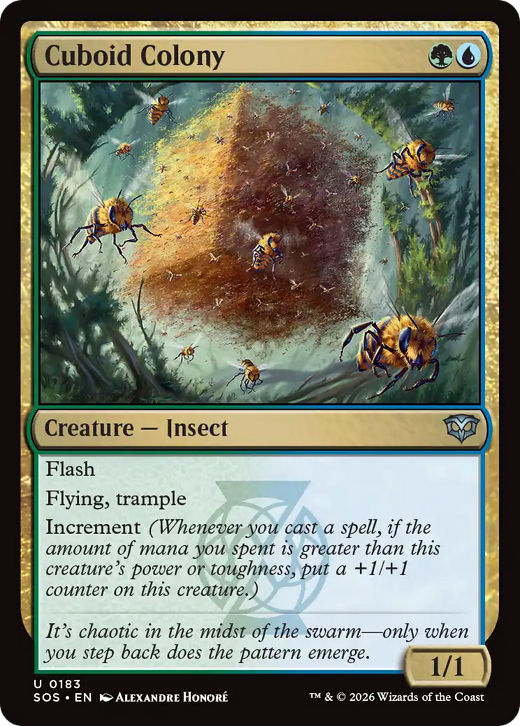 Cuboid Colony [Secrets of Strixhaven] MTG Single Magic: The Gathering | Red Claw Gaming