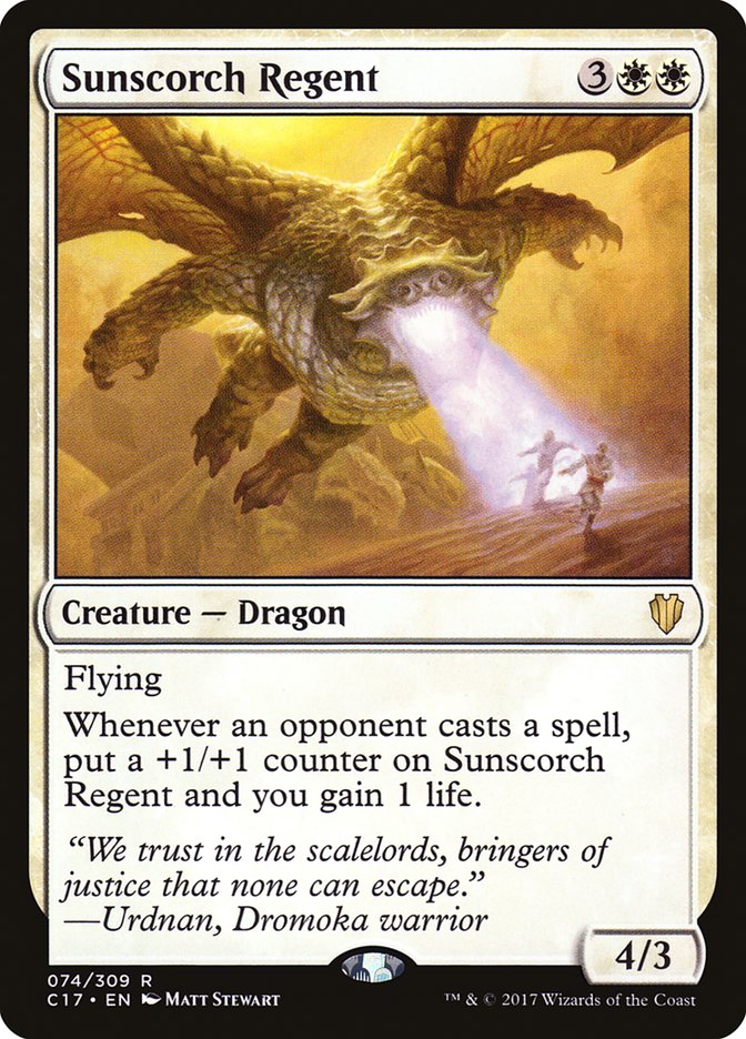 Sunscorch Regent [Commander 2017] MTG Single Magic: The Gathering | Red Claw Gaming