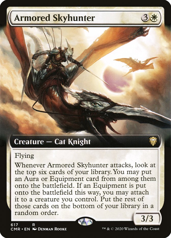 Armored Skyhunter (Extended Art) [Commander Legends] MTG Single Magic: The Gathering | Red Claw Gaming