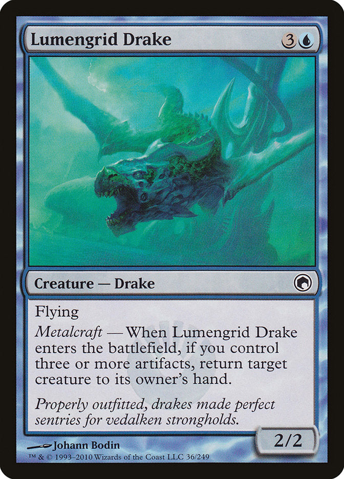 Lumengrid Drake [Scars of Mirrodin] MTG Single Magic: The Gathering | Red Claw Gaming