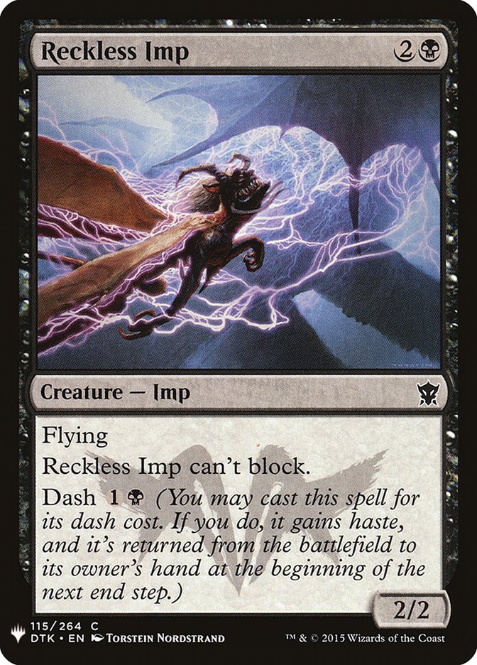 Reckless Imp [Mystery Booster] MTG Single Magic: The Gathering | Red Claw Gaming