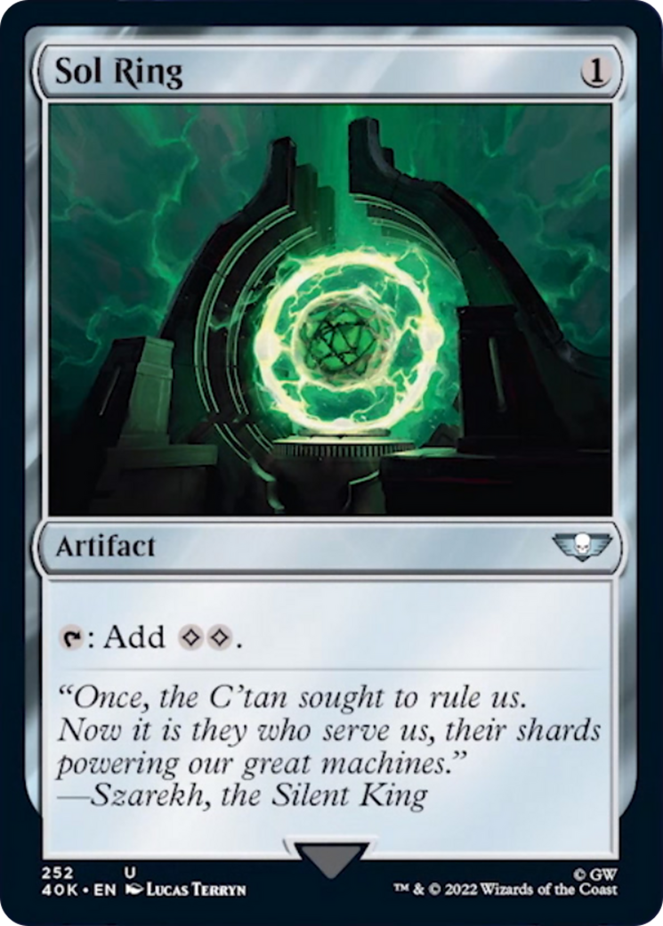 Sol Ring (252) [Warhammer 40,000] MTG Single Magic: The Gathering | Red Claw Gaming