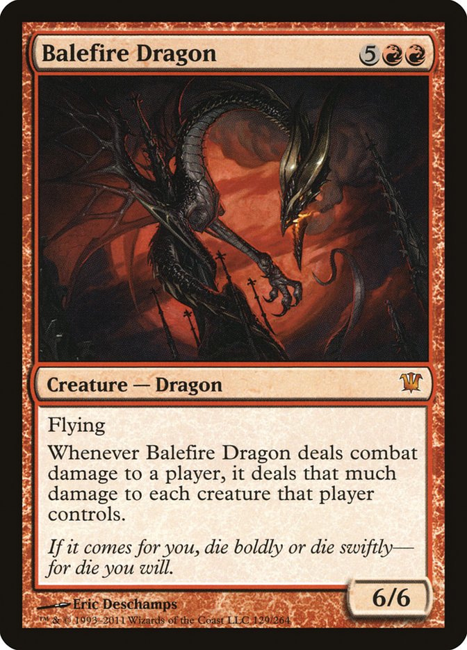 Balefire Dragon [Innistrad] MTG Single Magic: The Gathering | Red Claw Gaming