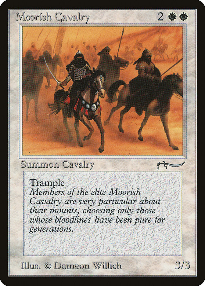 Moorish Cavalry (Light Mana Cost) [Arabian Nights] MTG Single Magic: The Gathering | Red Claw Gaming