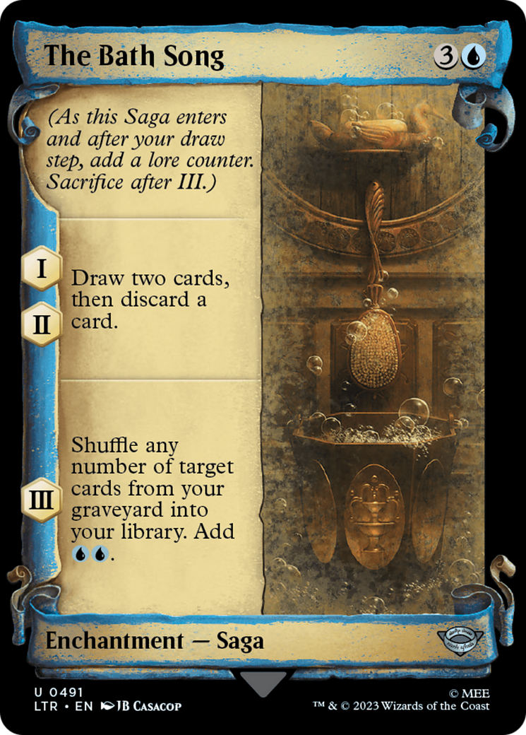 The Bath Song [The Lord of the Rings: Tales of Middle-Earth Showcase Scrolls] MTG Single Magic: The Gathering | Red Claw Gaming