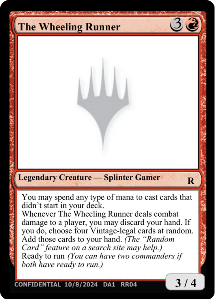 The Wheeling Runner [Unknown Event] MTG Single Magic: The Gathering | Red Claw Gaming