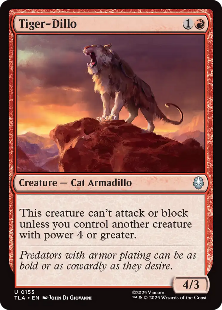 Tiger-Dillo [Avatar: The Last Airbender] MTG Single Magic: The Gathering | Red Claw Gaming