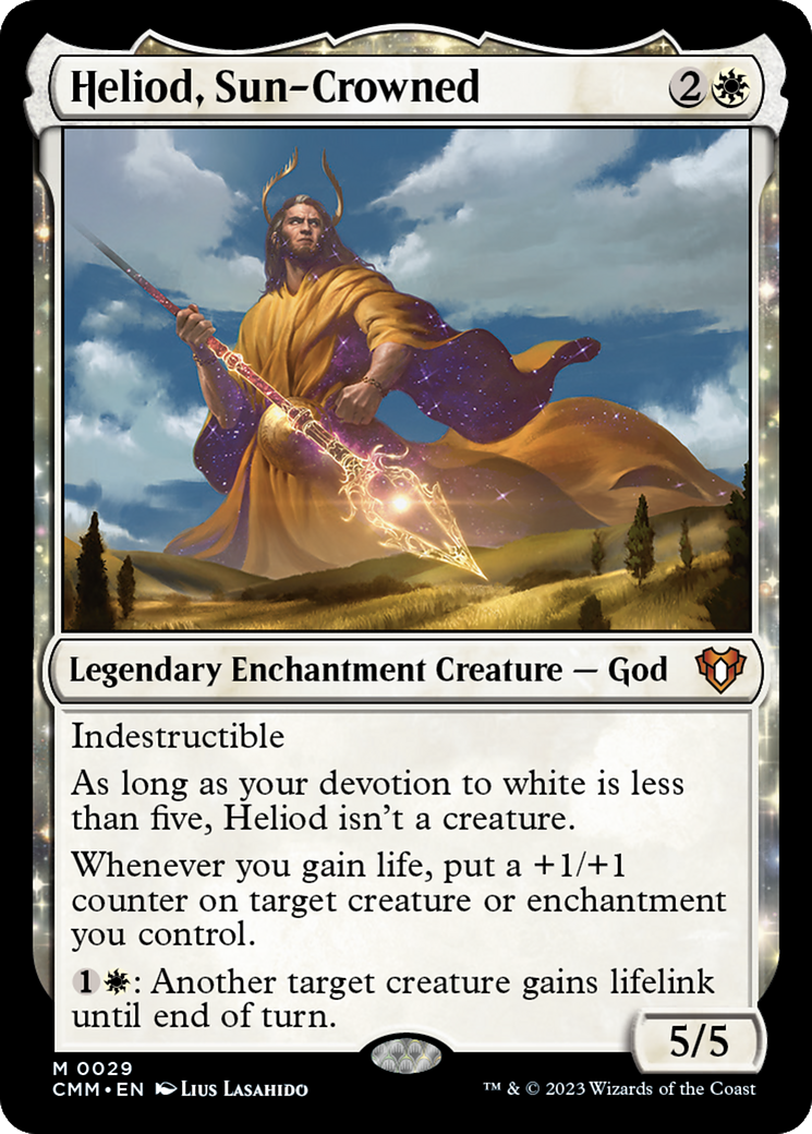 Heliod, Sun-Crowned [Commander Masters] MTG Single Magic: The Gathering | Red Claw Gaming