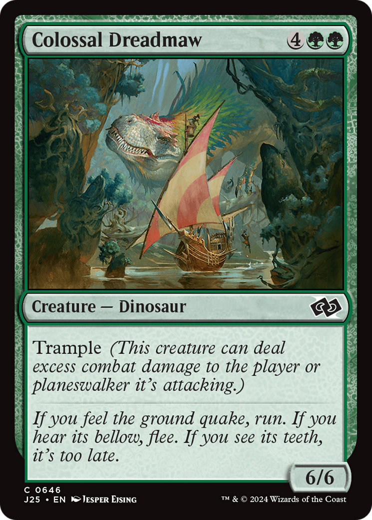 Colossal Dreadmaw [Foundations Jumpstart] MTG Single Magic: The Gathering | Red Claw Gaming