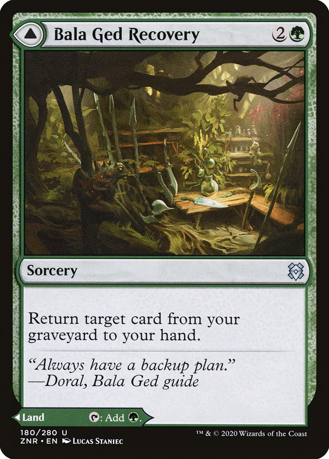 Bala Ged Recovery // Bala Ged Sanctuary [Zendikar Rising] MTG Single Magic: The Gathering | Red Claw Gaming