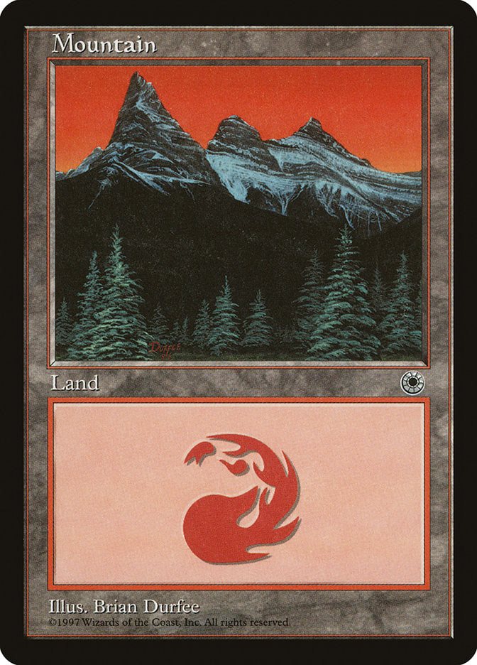 Mountain (9/6 Signature / Tallest Peak Left) [Portal] MTG Single Magic: The Gathering | Red Claw Gaming