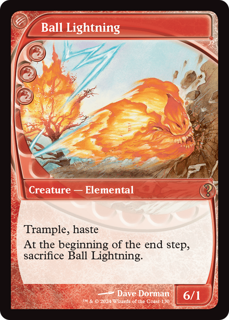 Ball Lightning (Future Sight) [Mystery Booster 2] MTG Single Magic: The Gathering | Red Claw Gaming