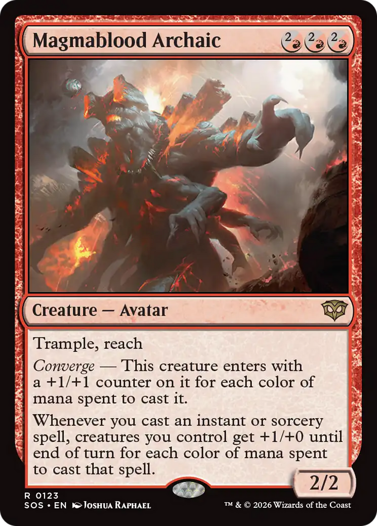 Magmablood Archaic [Secrets of Strixhaven] MTG Single Magic: The Gathering | Red Claw Gaming
