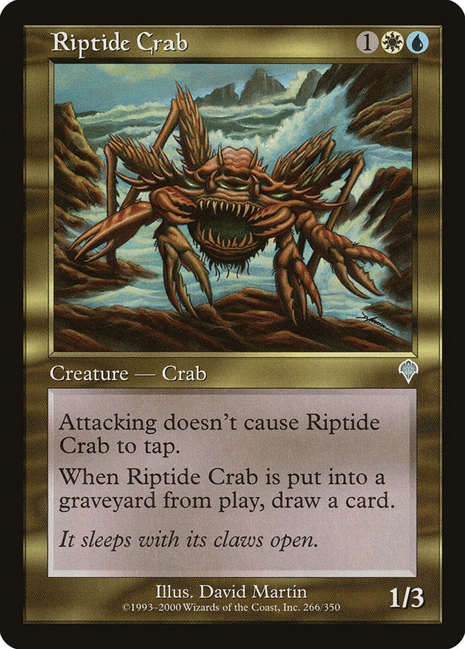 Riptide Crab [Invasion] MTG Single Magic: The Gathering | Red Claw Gaming