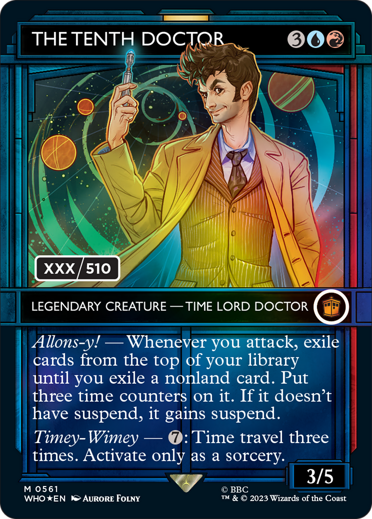 The Tenth Doctor (Serialized) [Doctor Who] MTG Single Magic: The Gathering | Red Claw Gaming