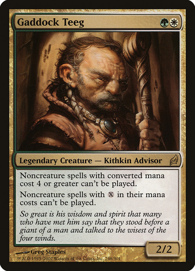 Gaddock Teeg [Lorwyn] MTG Single Magic: The Gathering | Red Claw Gaming