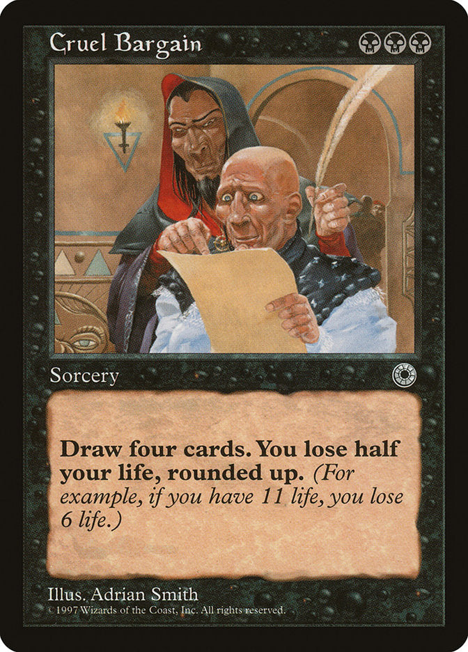 Cruel Bargain [Portal] MTG Single Magic: The Gathering | Red Claw Gaming