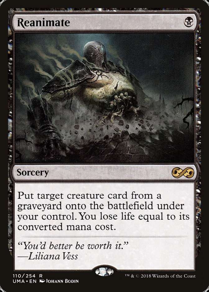 Reanimate [Ultimate Masters] MTG Single Magic: The Gathering | Red Claw Gaming