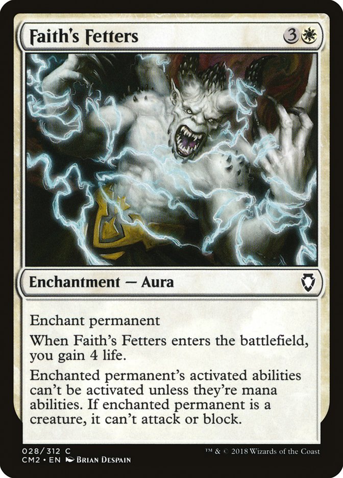 Faith's Fetters [Commander Anthology Volume II] MTG Single Magic: The Gathering | Red Claw Gaming