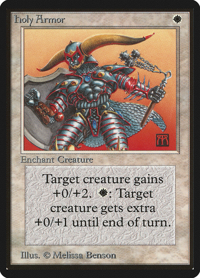 Holy Armor [Beta Edition] MTG Single Magic: The Gathering | Red Claw Gaming