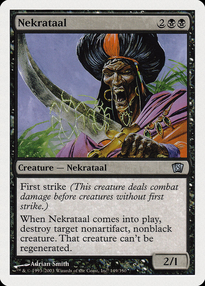 Nekrataal [Eighth Edition] MTG Single Magic: The Gathering | Red Claw Gaming