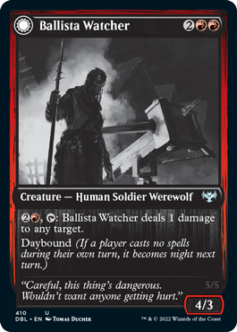 Ballista Watcher // Ballista Wielder [Innistrad: Double Feature] MTG Single Magic: The Gathering | Red Claw Gaming