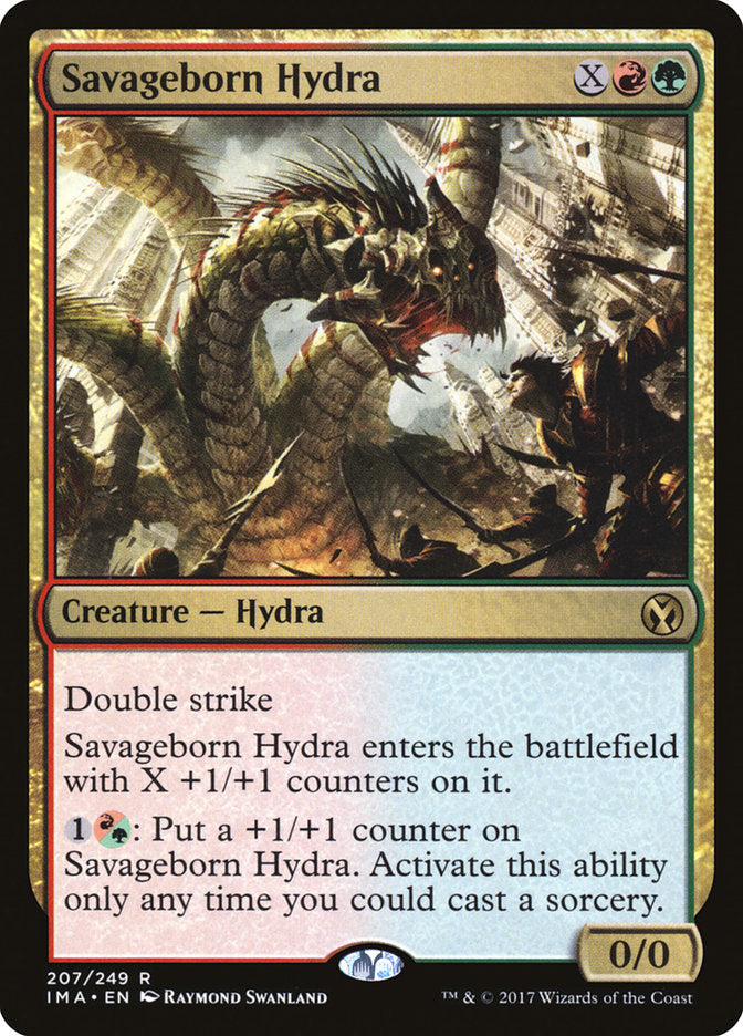 Savageborn Hydra [Iconic Masters] MTG Single Magic: The Gathering | Red Claw Gaming