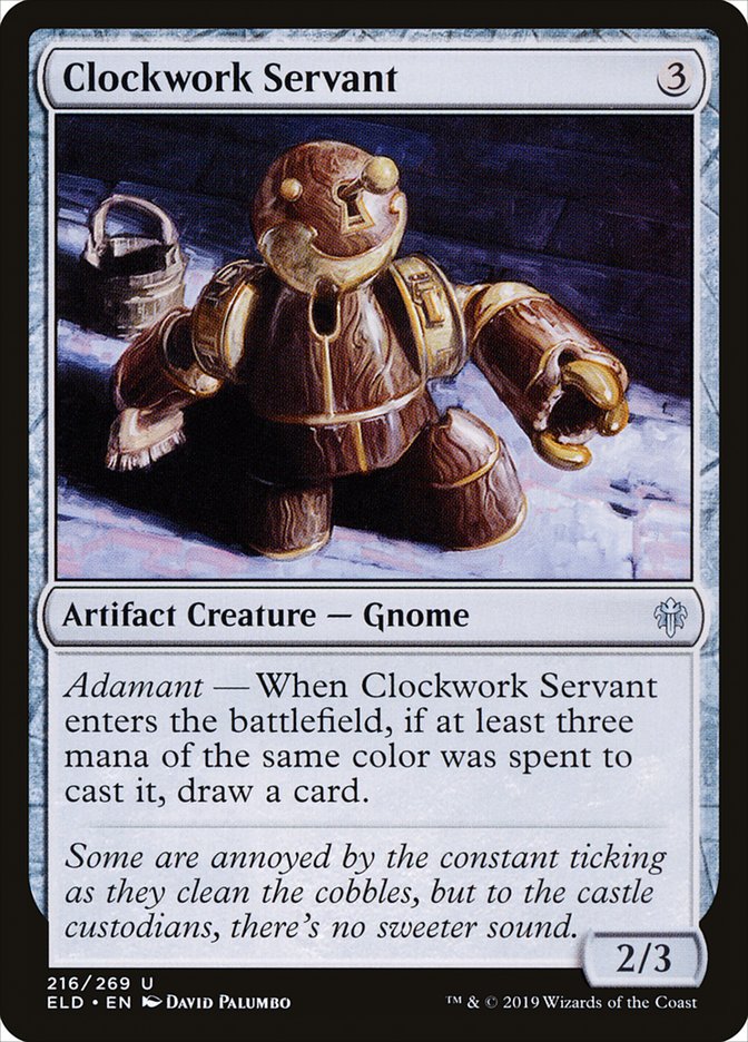 Clockwork Servant [Throne of Eldraine] MTG Single Magic: The Gathering | Red Claw Gaming