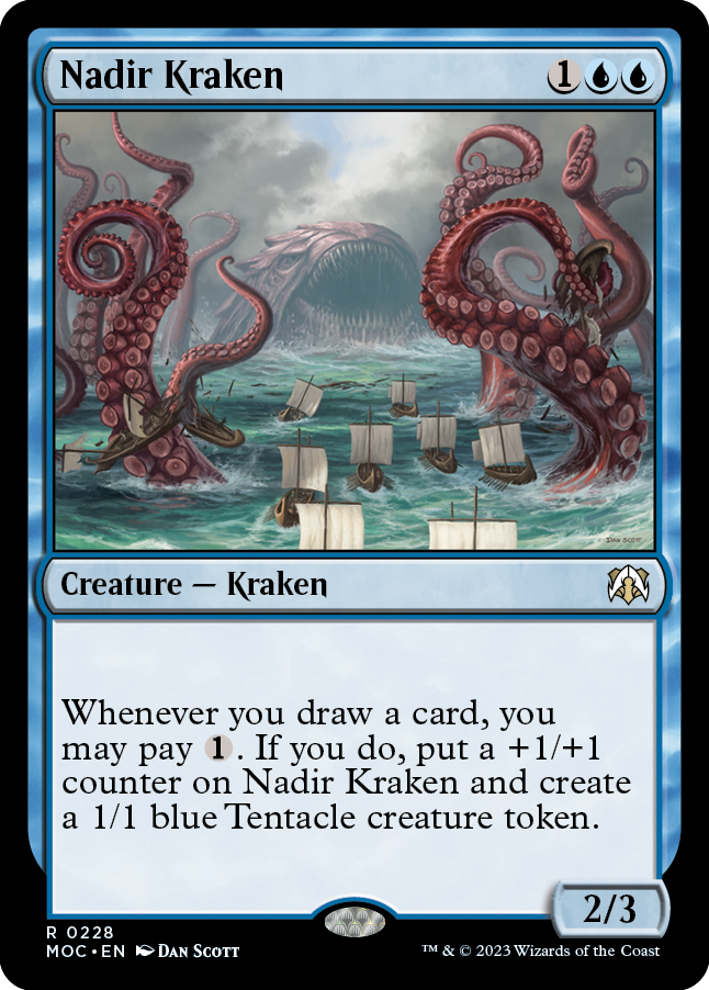 Nadir Kraken [March of the Machine Commander] MTG Single Magic: The Gathering | Red Claw Gaming