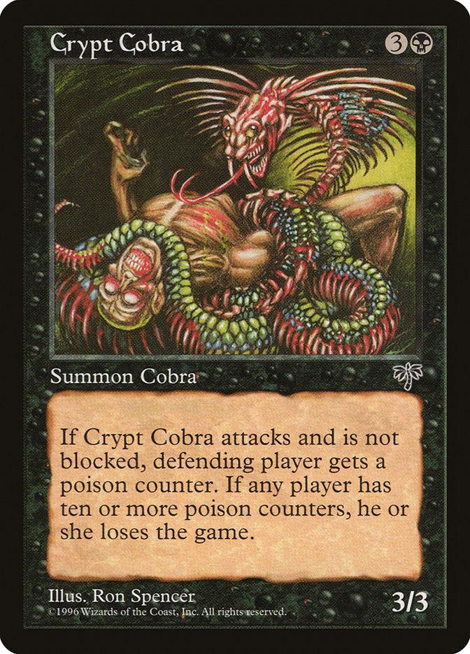 Crypt Cobra [Mirage] MTG Single Magic: The Gathering | Red Claw Gaming