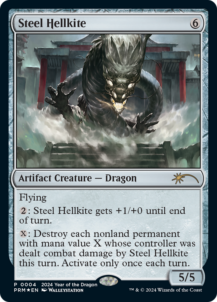 Steel Hellkite [Standard Showdown Promos] MTG Single Magic: The Gathering | Red Claw Gaming