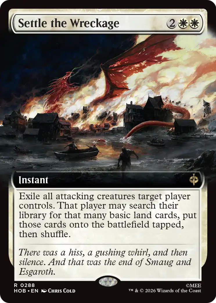 Settle the Wreckage (Extended Art) [The Hobbit] | Red Claw Gaming