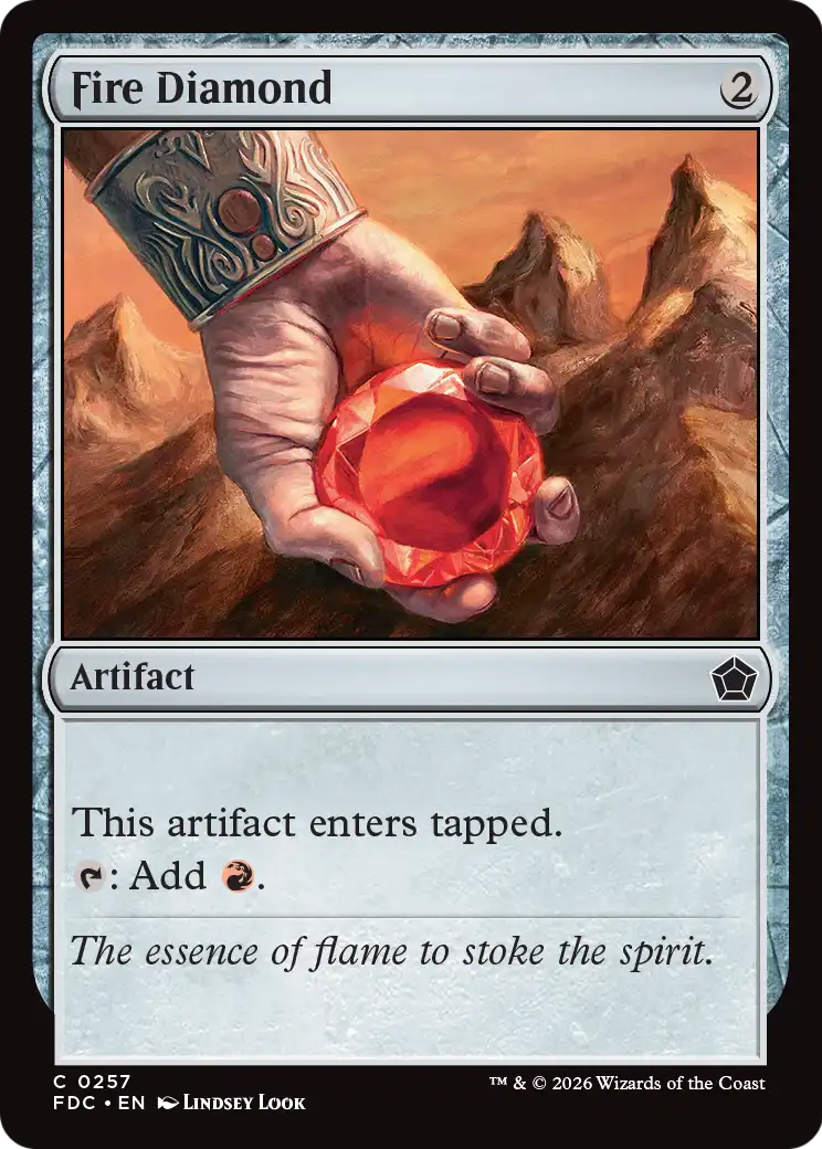 Fire Diamond [Foundations Commander] | Red Claw Gaming