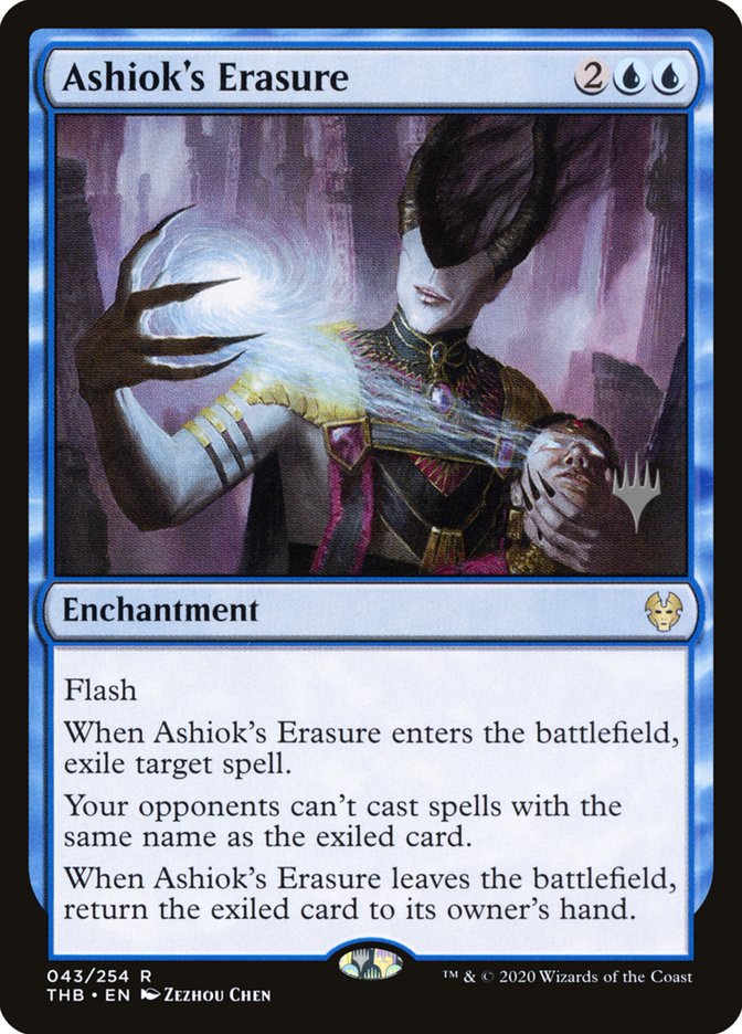 Ashiok's Erasure (Promo Pack) [Theros Beyond Death Promos] MTG Single Magic: The Gathering | Red Claw Gaming