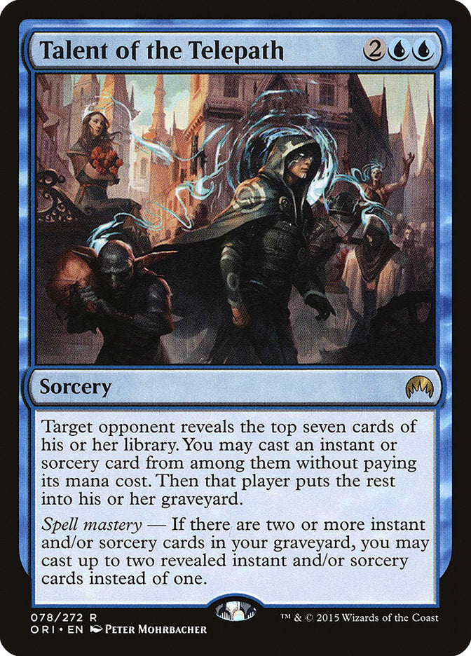 Talent of the Telepath [Magic Origins] MTG Single Magic: The Gathering | Red Claw Gaming